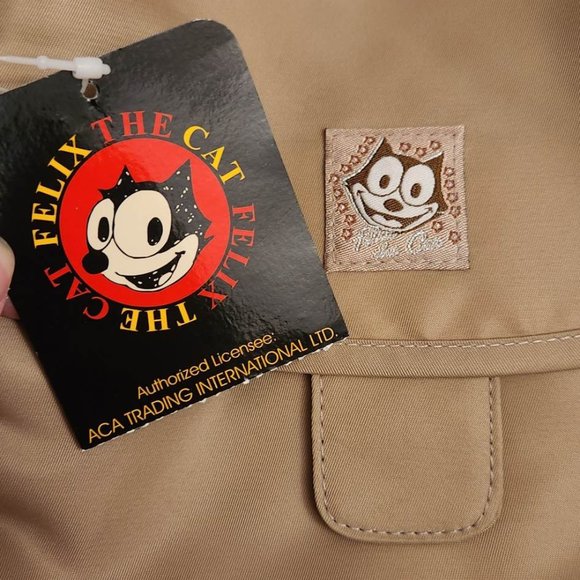AUTHENTIC Felix The Cat Tan Messenger Bag - Picture 2 of 6